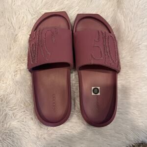 Jordan Nola Purple Slides NWOT Size 7